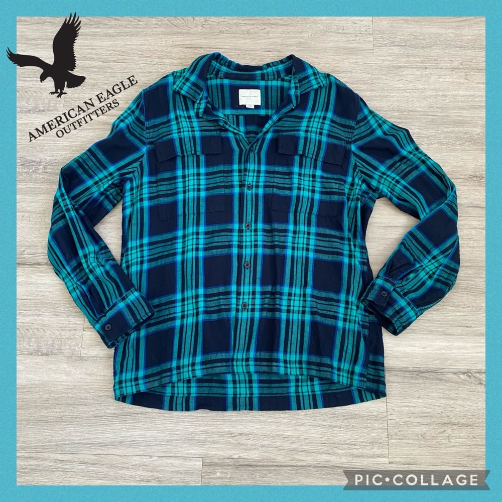 ✨AMERICAN EAGLE OUTFITTERS✨ MEN’S PLAID SHIRT